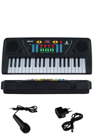 MNZ-NR-37 37-مفتاح جهاز تعليم مع ميكروفون يعمل بطارية للأطفال (من عمر 2 إلى 8 سنوات) - Rennes