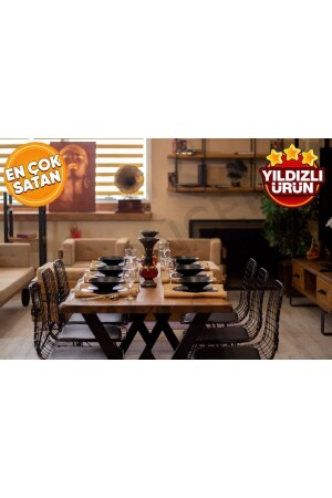 MNZ-Ntconcept طاولة الطعام الطبيعية الخشبية ((85 سم-140 سم-h76 سم) - طاولة فقط nt111concept1a - NT Concept