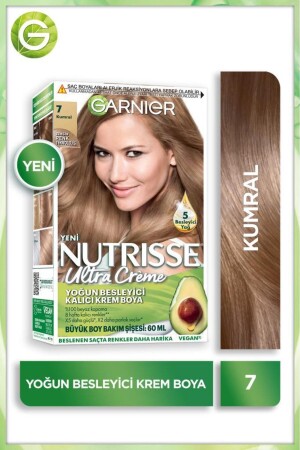 MNZ-Nutrisse الغذاء المكثف كريم دائم لون الشعر 7 Auburn NNTRSSE - Garnier