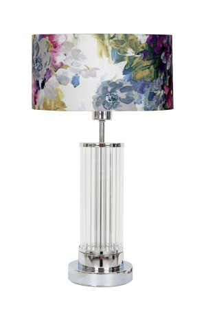 MNZ-Nuuk Noa Chrome مطلي التفاصيل الحديثة شمعة الزجاجي شلة الوردة نمط NNKABJ35 - Vinner