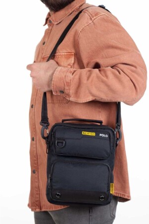 MNZ-Nw-2203 Imperteks أكياس يد وكتف مقاومة للماء متعددة الوظائف 20x24cm أسود 22ebyh0040 - Newish Polo