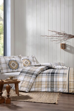 مجموعة من غطاءات الأغطية الموحدة من MNZ-Ocre PR-EVTEKSTILI-55995201327 - Özdilek