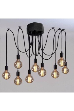 MNZ-Octopus Spider 9 قطع صانع شمعة يدوي ZMR16 - Zümra Ahşap