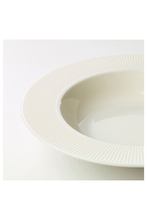 MNZ-Ofantlıgt 4 قطع لوحة خدمة عميقة طعام الخنزير المعدل الأبيض 24 سم IKEA99990756 - IKEA