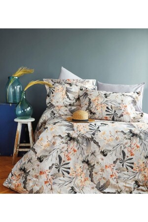 MNZ-Oleander 60% ليوسل 40% القطن رقمية غطاء غطاء مجموعة مزدوجة 95422-oleander - İssimo Home