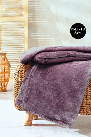MNZ-Olenna Wellsoft Tv Blanket 140x190 - رمادية - Yataş