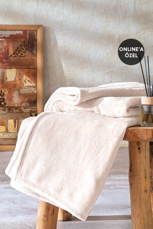 MNZ-Olenna Wellsoft Tv Blanket 140x190 - إكرو YTSGRPIST-1626034 - Yataş