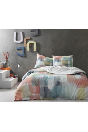 MNZ-Oliver Green Single Youth Fashion Duvet Cover Set 740-60276778 - Taç