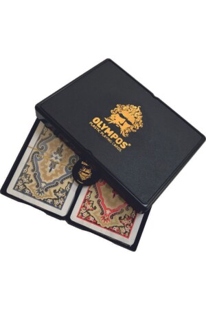 بطاقات لعب من البلاستيك MNZ-Olympos بطاقات لعب مزدوجة MBFDSGHJYSTDYTUY - Angora