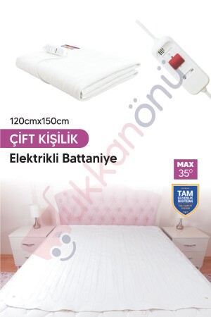 MNZ-Omak الكهربائي غطاء مزدوج 120x150 سم (ضمان 2 سنوات) RH-116 - Dükkanönü