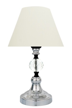 MNZ-Omega Crystal Silver Chrome Cone ميني لامپ شاشة MOACSD01 - MINIMAL ETICARET VE BILGI TEKNOLOJILERI