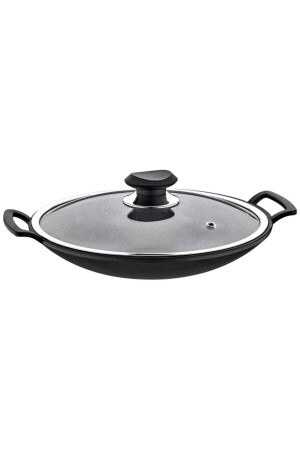 MNZ-Oms 3228 34 سم غطاء زجاج غرانيت ورقة صبخ الخزينة الأسود 3228 الأسود 34 لا - OMS PASLANMAZ