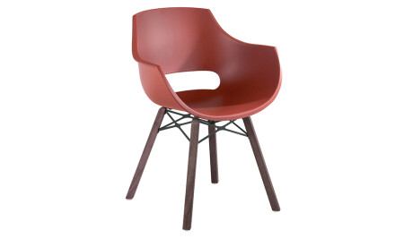 MNZ-Opal Wox Pro I كرسي خشب إيروكو 2 قطع - Cadde Yıldız