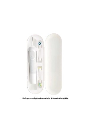 MNZ-Oral B متوافقة فرشاة أسنان كهربائية واقية الحاوية التخزين الصندوق السفر النظيفي - أبيض - Pi&Go