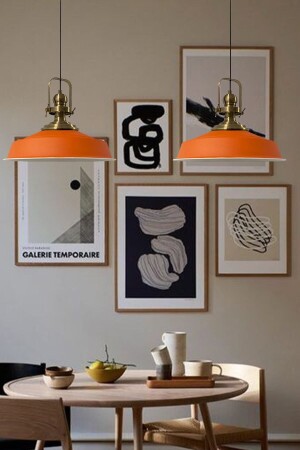 MNZ-Orange Noble Double Chandelier القديمة الرأس الراجعية مصباح اللؤسسة المطبخ غرفة المعيشة مقهى الشموع BMM7152 - Bamyum