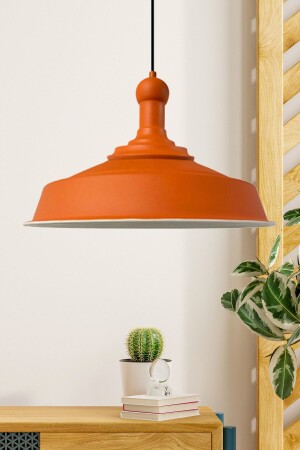 MNZ-Orange Noble Orange Long Knob Headboard Retro Pendant Lamp مطعم غرفة المعيشة الإضاءة BMM2013LTOB - Bamyum