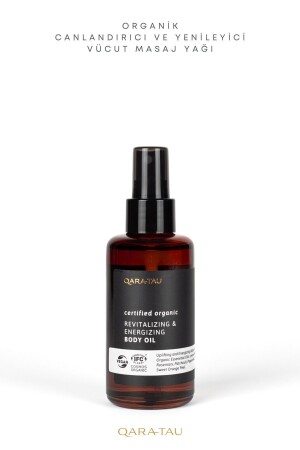 MNZ-Organic Revitalizing Revitalizing and Renewing Body Massage Oil 100 مل - Qaratau