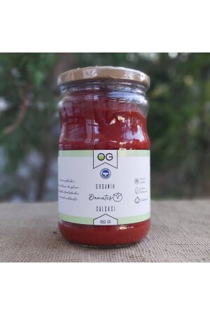 MNZ-Organic Unsaled Tomato Paste 650 gr 8682792206628 - OG natural