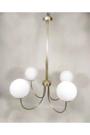 MNZ-Orillia 4 Arm Chandelier Matte Gold أو أورلامات 4pcs - ekiLamp