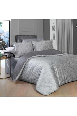 مجموعة غطاء غطاء مزدوج من ساترين MNZ-Orlina - Gray 3169258004 - Sarev