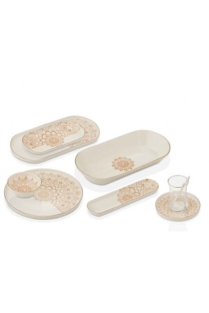 MNZ-Ornella Rolando 37 قطعة الإفطار مجموعة TAC-4051 - Taç