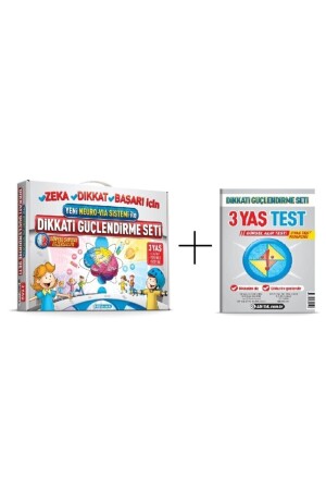 MNZ-Osman Abalı Neuro Via Attention Strengthening Set عمر 3 + اختبار الاهتمام البصري DIKKATTESTIYS9 - Adeda Yayınları