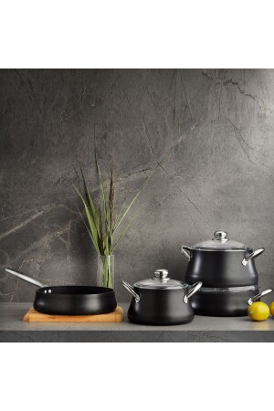 MNZ-Ottawa مضاد للنيران مجموعة طعام غير عادي 7 قطع سوداء 1S5412-22005-SIY01 - Schafer