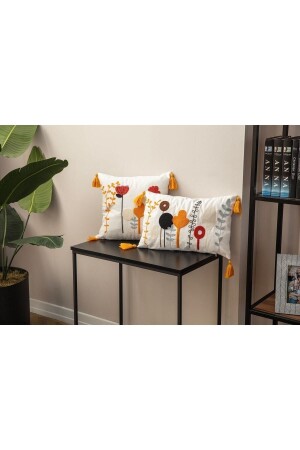 MNZ-Ottoson المجموعة المنزلية 2 قطع مزيجة ضربة مقبورة رمي الوسادة - Reset