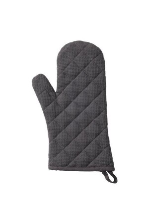 قفاز MNZ-Oven Black 33 Cm Meridyendukkan Polyester felted يدي اليمين اليسرى قفاز متوافق واحد 872987 - IKEA