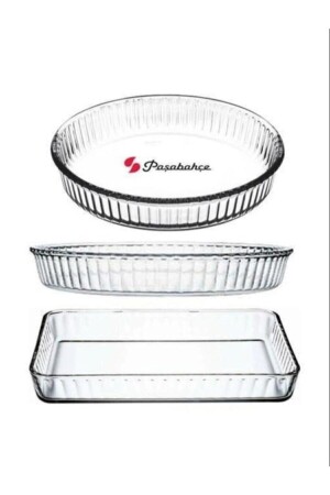 مادة من نوع MNZ-Oven Tray 3-piece Pyrex pşb159125 - Paşabahçe