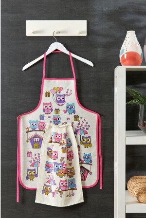 طراز MNZ-Owl طقم مطبخ مقاوم للسوائل مع منشفة - Casnack