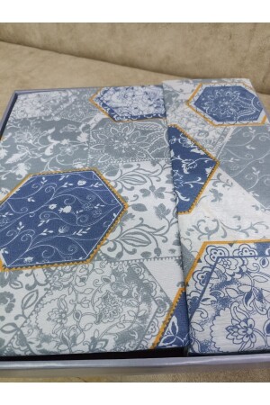 MNZ-Özdilek غطاء ملابس مزدوجة مجموعة من الأزرق Sten Blue Sten Ck - Modaletto