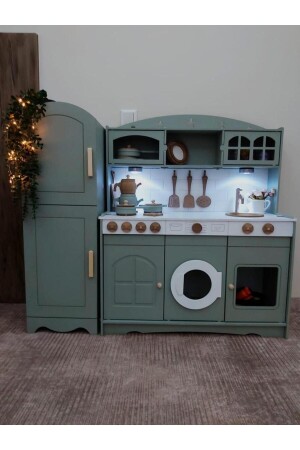 مطبخ من نوع MNZ-Özka مطبخ مطبخ مع طاسات وبرات - Özka Hobi Ahşap