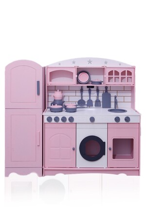 MNZ-Özka هواية مطبخ ثلاجة مطبخ مع طاسيب وبراد - Özka Hobi Ahşap