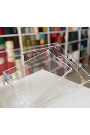 MNZ-Ozmrt 30x40 سم و 2 قطع 14x22 صمام عرض شفاف من الزجاج (جميع 3 منتجات) 255666 - SOLİDCLASS