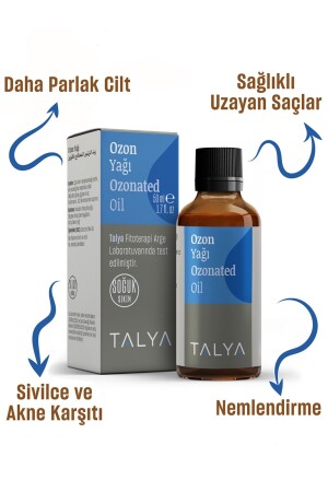 زيت منازل (MNZ-Ozone Oil) 50 مل (زيت زيتون مستعمل بالازن) (مضغوطاً بارداً) - Talya
