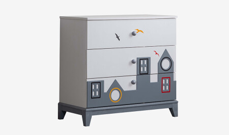 ملابس بدون مرآة من نوع MNZ-Ozzo Gray - Cadde Yıldız