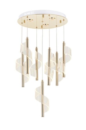 MNZ-P7077-6+1 7 قطع مصباح معلق LED شمعة P7077-6+1 GD - Eray Aydınlatma