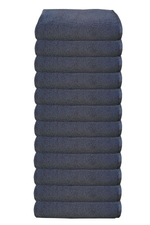 MNZ-Pack من 12 ملون مقاوم الألياف الميكرو فيبر اليد والوجهه الرياضية حمالة الشعر من الماسحات 50x90 00582 - Elmira Textile