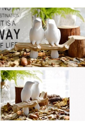 MNZ-Pack of 2 Bird Wall Hanging Ornament ديكوراتيف ديكوراتيف ديكوراتيف ديكوراتيف ديكوراتيف ديكوراتيف ديكور - himi teraryum objeleri