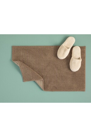 MNZ-Paige Polyester Pasta حمام غطاء 50x80 سم براون 10035543 - English Home