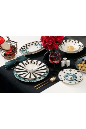 مجموعة عشاء من طراز MNZ-Palms 27 قطعة لـ 6 أشخاص 341SET105 - Porland