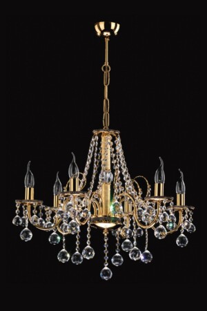 MNZ-Panama 5-Arm Chandelier Gold BS. 0720-58-05 - Avize çarşısı