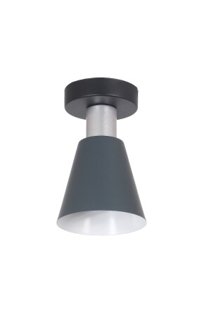 MNZ-Pancu تصميم عصري كافي مطبخ قاعة المعيشة السقف المنخفض الأنتراكيت لون المعدن واحد شمعة PNC32 - Fer Avize