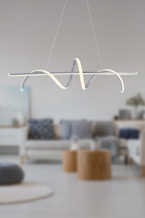 MNZ-Pane Chrome عصرية LED شمعة الأبيض غرفة المعيشة غرفة المطبخ قاعة غرفة الطعام Led شمعة طاولة الطعام Led شمعة - Dekorluna