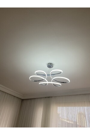 MNZ-Papatya غرفة المعيشة الحديثة شمعة كروم، 3 ألوان ضوء باباتيا كروم ليدافيز - RAVELLO