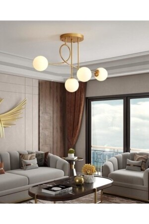 موديل MNZ-Pare رياضي حديث ذهبية 4-جولوب زجاج أبيض شمعة - Lambadar