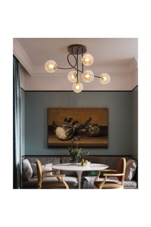 موديل MNZ-Pare رياضي حديث أسود 6 كرة العسل زجاجي الشنارة LMBDR00426 - Lambadar