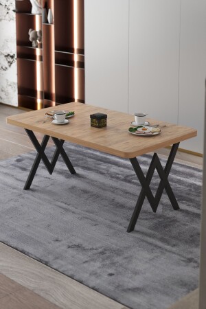 طاولة الطعام المطبخ من طراز MNZ-Parla W المعدنية 70x110 - Cosargroup