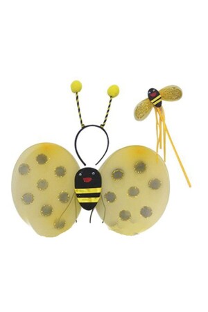 MNZ-Partidolu الصفراء اللون الأسود اللون النحل الجناح المحدد الجناح تاج العرش - Pandoli